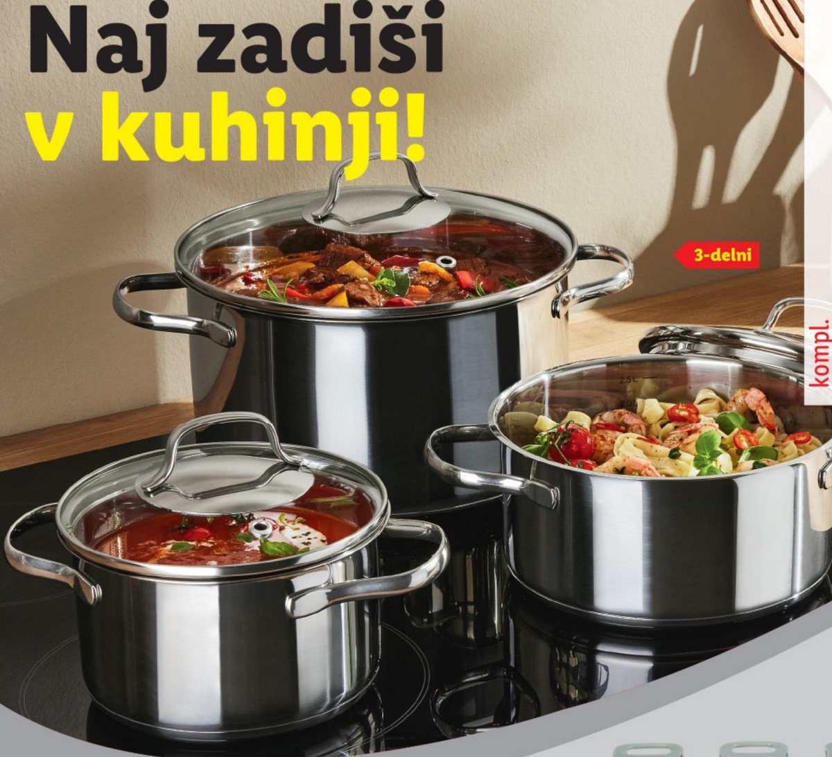 SILVERCREST Komplet loncev 3-delni - Akcija v trgovini Lidl