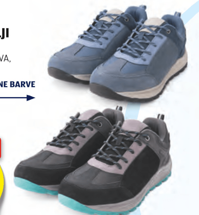 Ženski/moški pohodniški čevlji ADVENTURIDGE - Akcija v trgovini Hofer