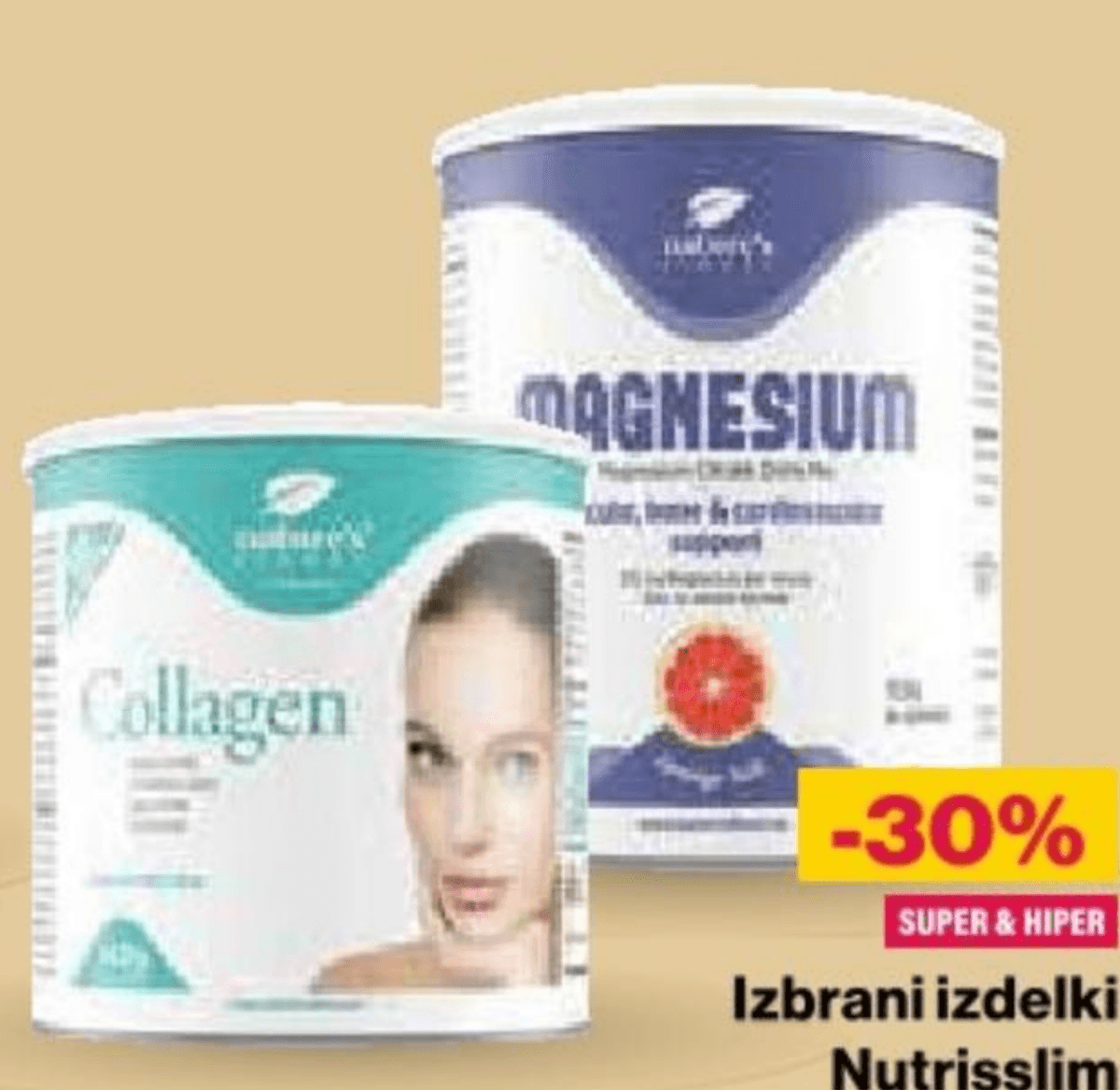 Nutrisslim izdelki več vrst in gramatur - Akcija v trgovini Mercator