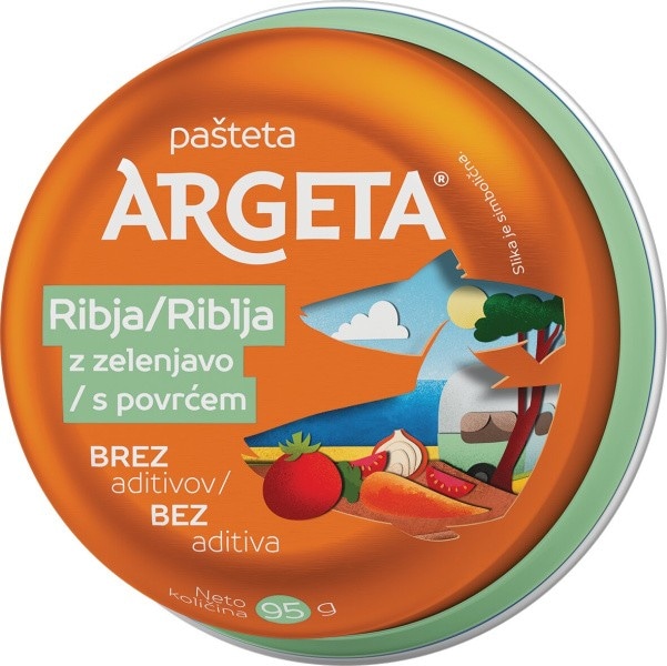 Argeta ribje paštete 95 g ali 3 x 95 g Akcija v trgovini Mercator
