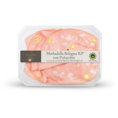 Amo Essere Mortadela Bologna IGP s pistacijo 120 g - Akcija v trgovini Eurospin