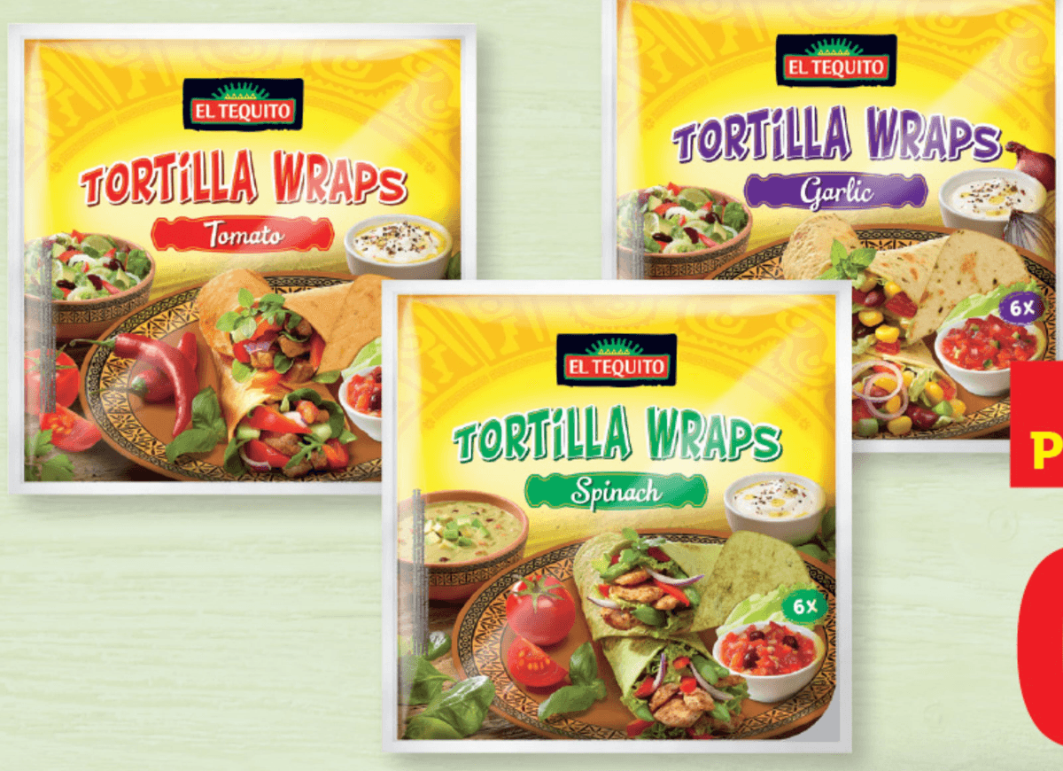 El Tequito Male tortilje z okusom 240 g - Akcija v trgovini Lidl