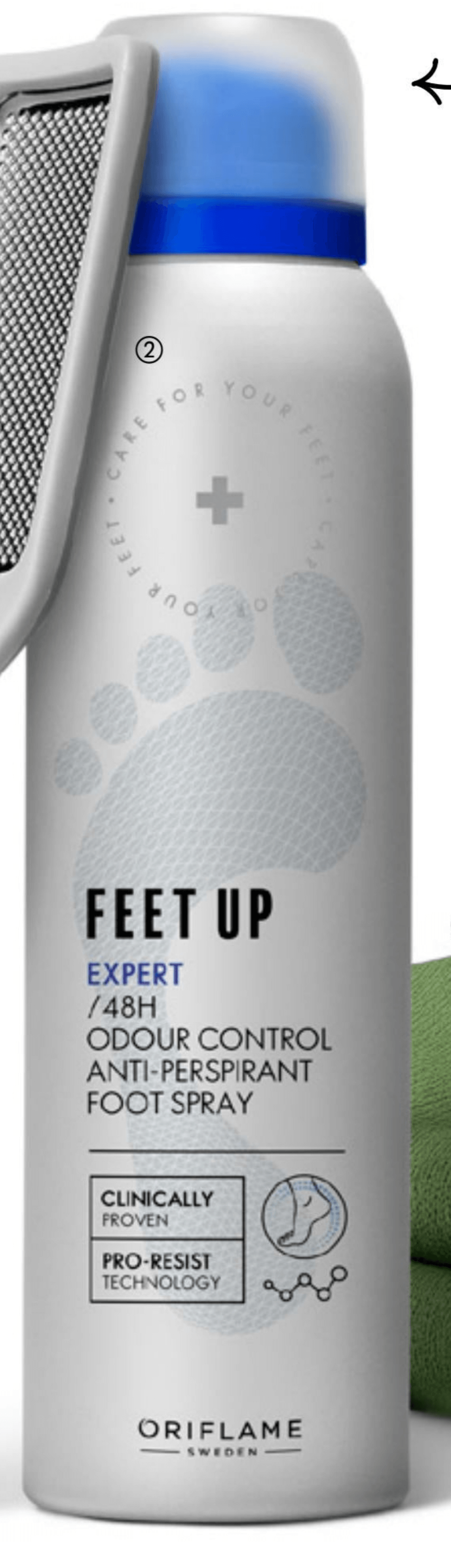 Feet Up Expert antiperspirantni sprej za stopala 150 ml Oriflame - Akcija v trgovini Oriflame