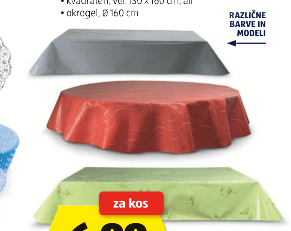 HOME CREATION Namizni prt - Akcija v trgovini Hofer