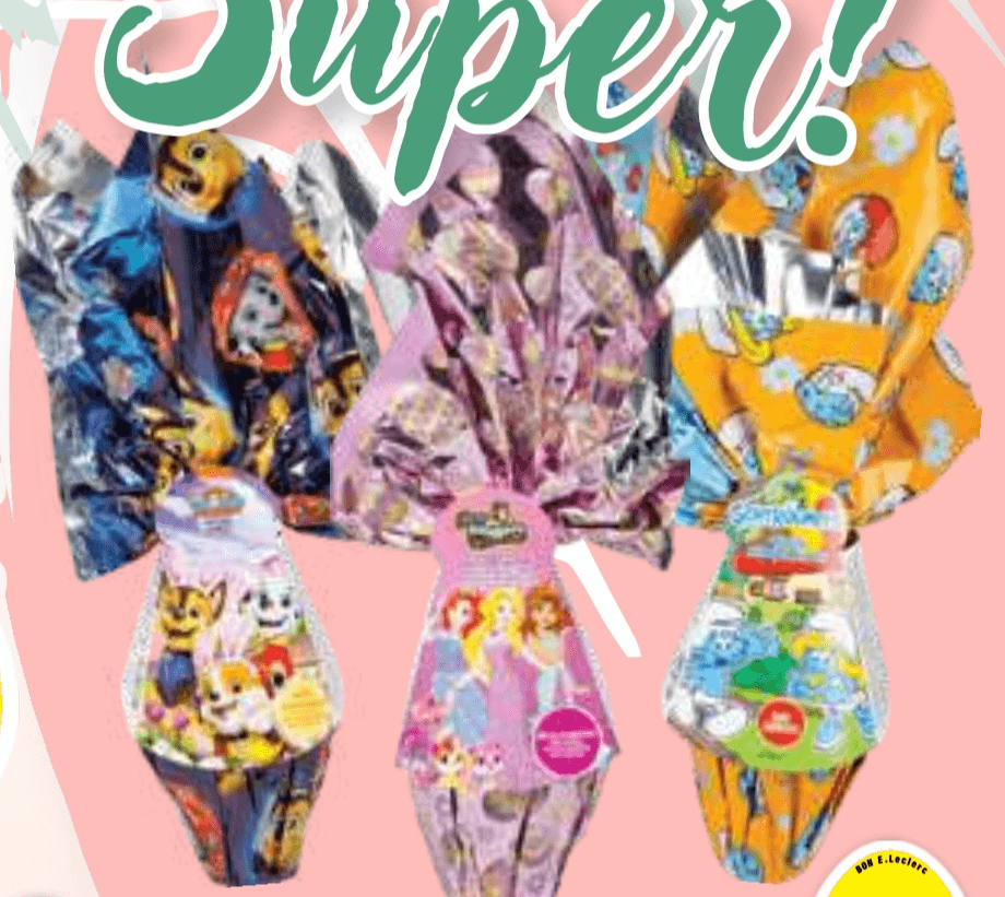 Čokoladno jajce s presenečenjem 150 g - Akcija v trgovini E.Leclerc