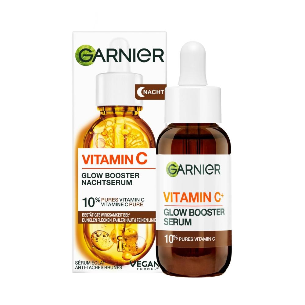 Garnier SkinActive Vitamin C Glow Booster Nacht Serum - Akcija v trgovini Mueller