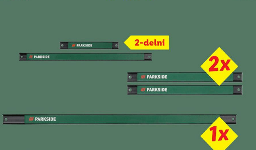 Parkside komplet magnetnih letev 1/2-delni Akcija v trgovini Lidl