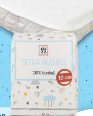 Nepremočljiva podloga za otroško posteljo - Akcija v trgovini Eurospin