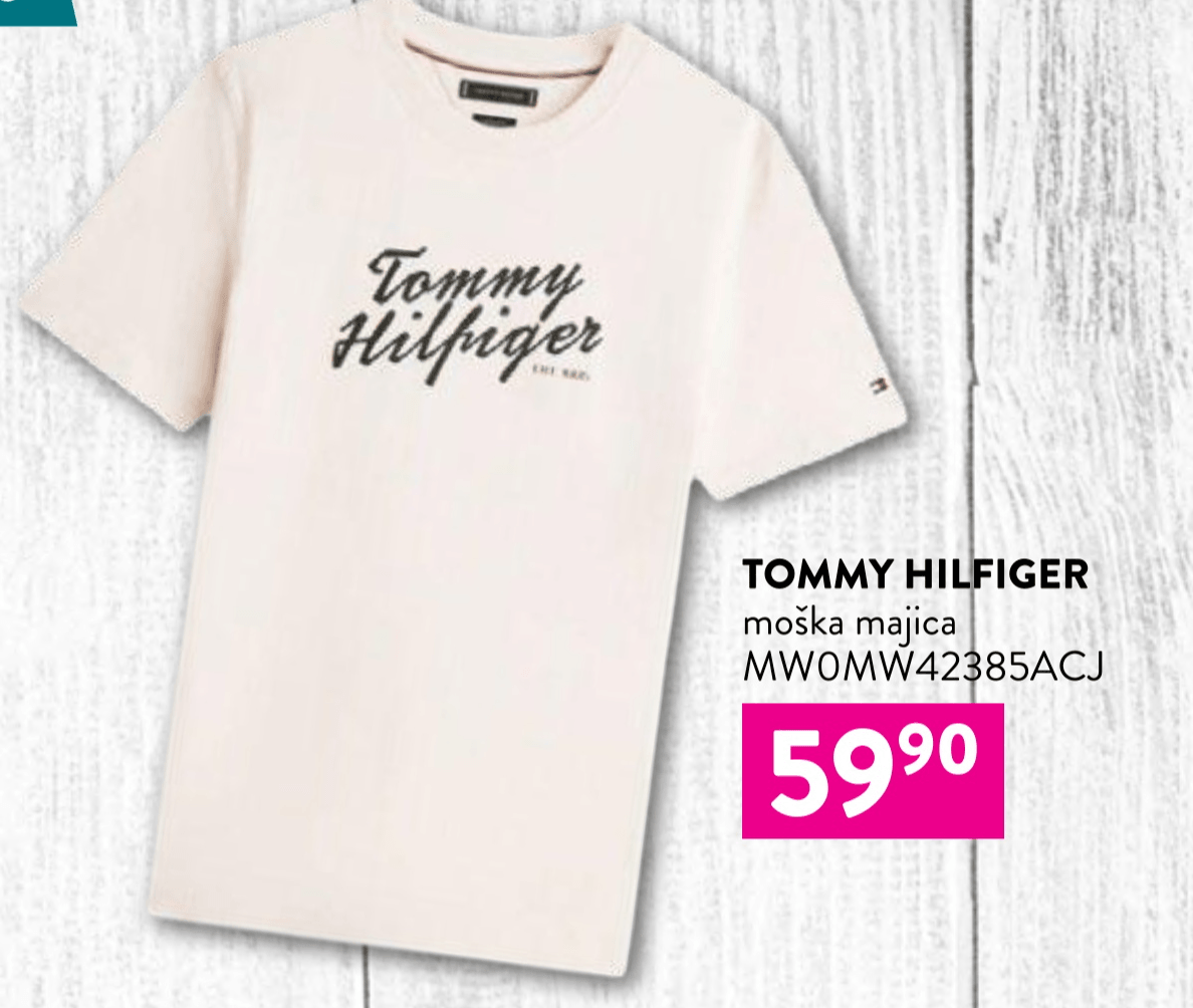 Tommy Hilfiger moška majica MW0MW42385ACJ - Akcija v trgovini Kompas Shop