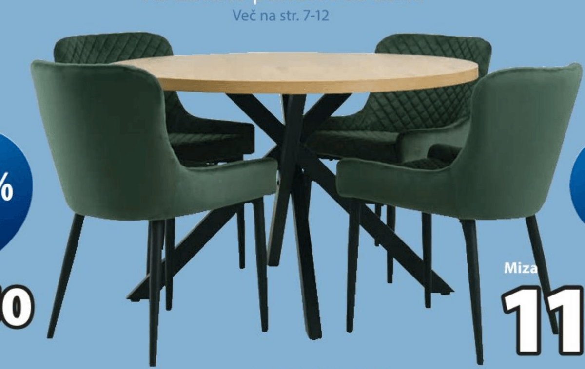 Jedilniški stol PEBRINGE - Akcija v trgovini Jysk