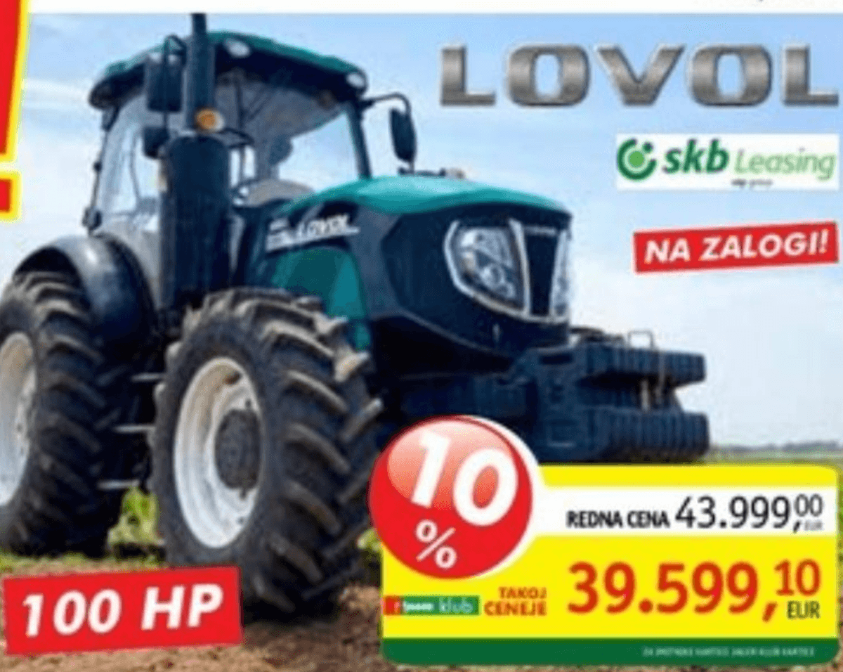 Traktor Lovol 1004 - Akcija v trgovini Jager