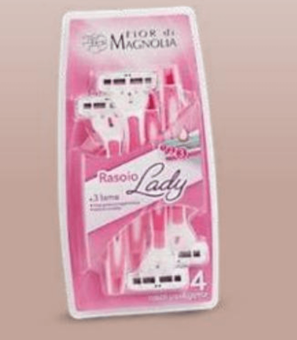 Ženske britvice s tremi rezili Fior di Magnolia 4 KOSI - Akcija v trgovini Eurospin