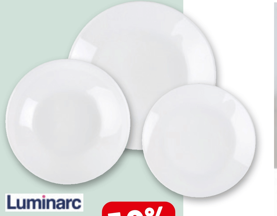 Luminarc 18-delni jedilni servis - Akcija v trgovini Spar