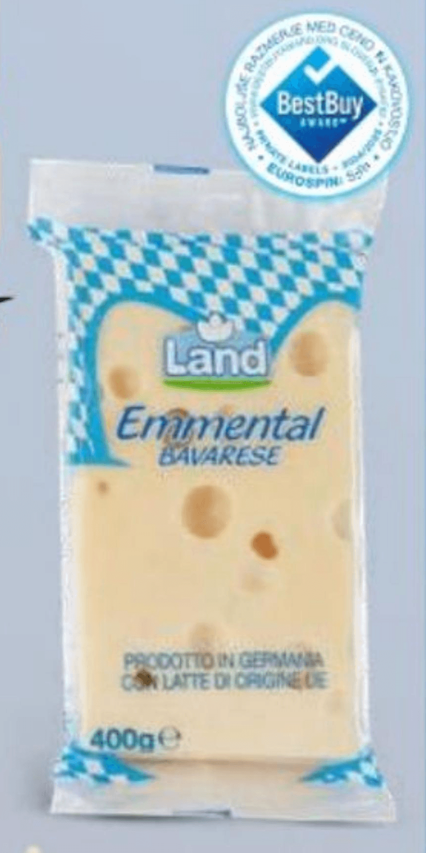 Land Bavarski Ementalec 400 g - Akcija v trgovini Eurospin