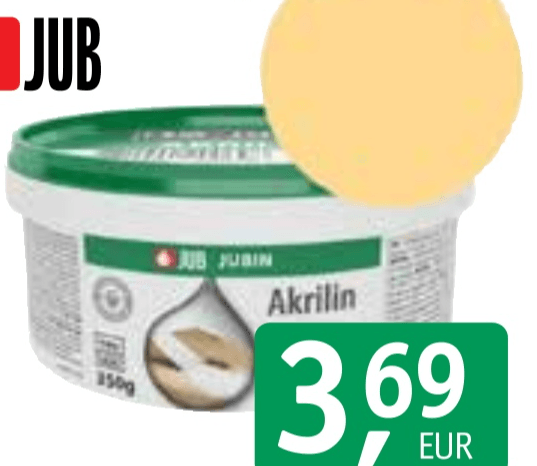 Akrilni kit Jubin 350 g - Akcija v trgovini Jager