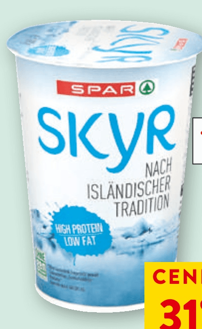 Skyr 500 g - Akcija v trgovini Spar