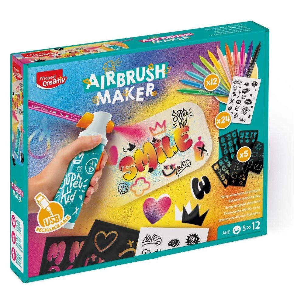 Ustvarjalni set Maped Airbrush Maker - Akcija v trgovini Mercator