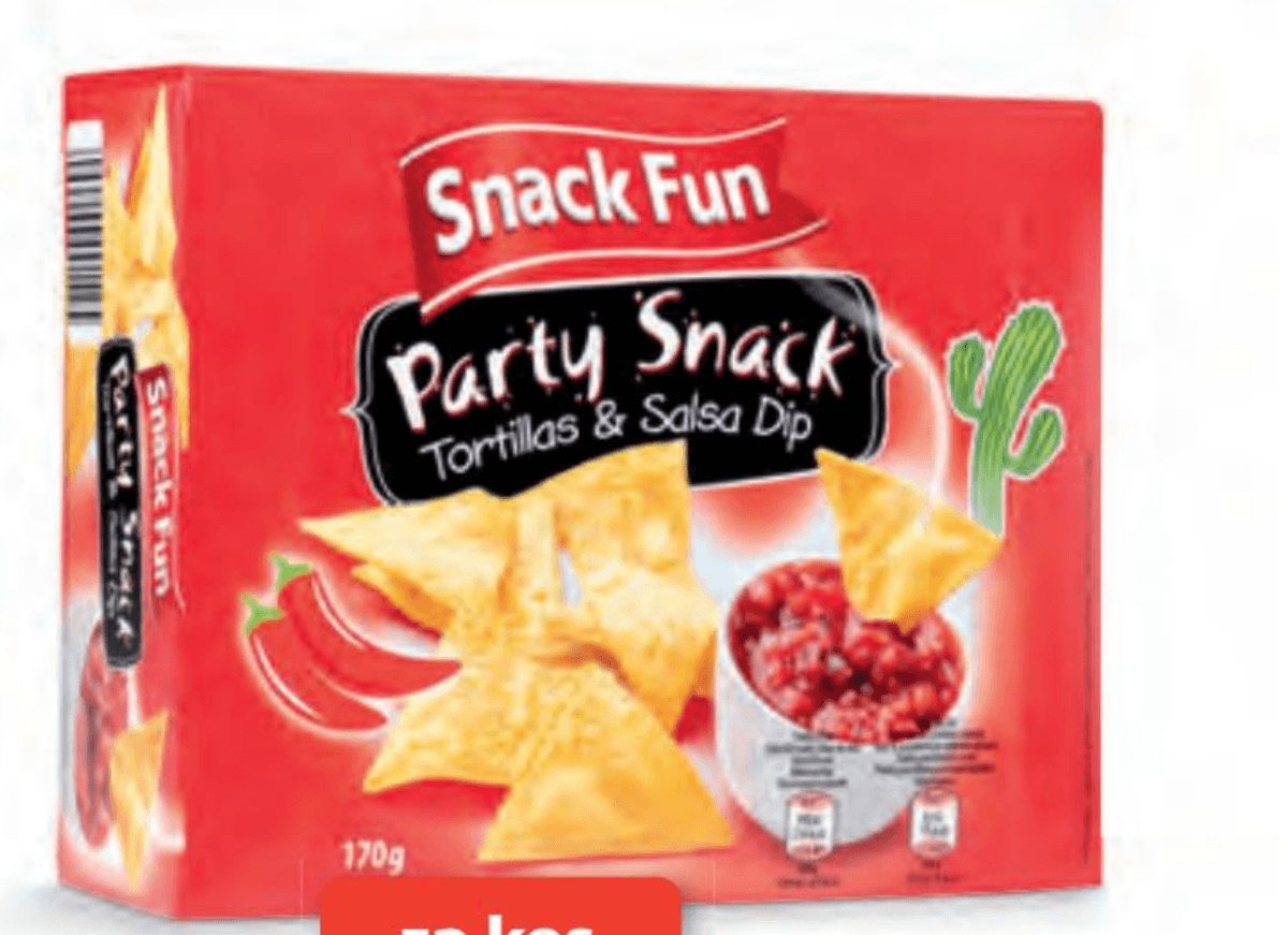 SNACK FUN Prigrizki Tortilla Snack Box 170 g - Akcija v trgovini Hofer
