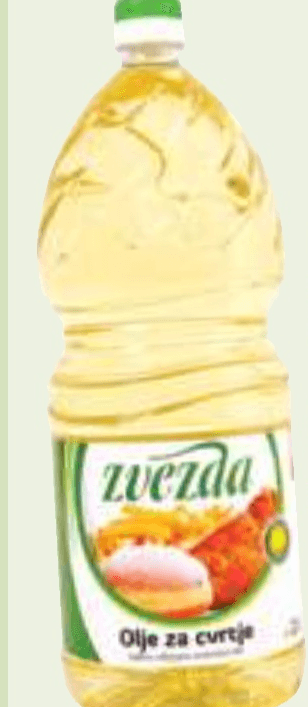 Olje za cvrtje Zvezda 2 l - Akcija v trgovini E.Leclerc
