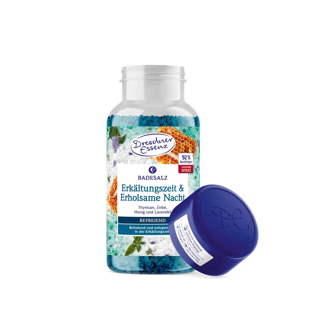 Dresdner Essenz Erkältungszeit & Erholsame Nacht Badesalz - Akcija v trgovini Mueller