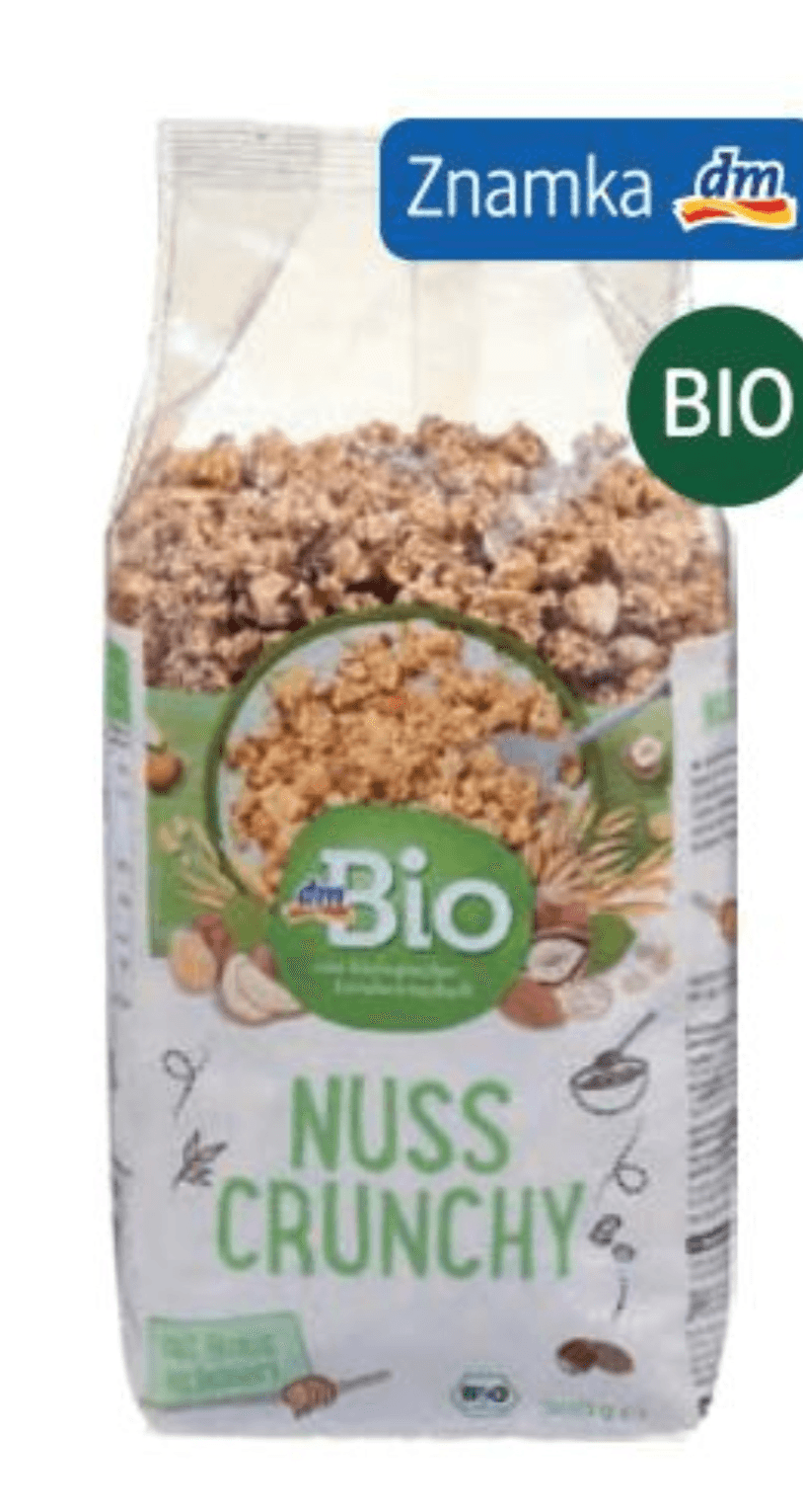 dmBio hrustljavi muesli 500 g - Akcija v trgovini Dm