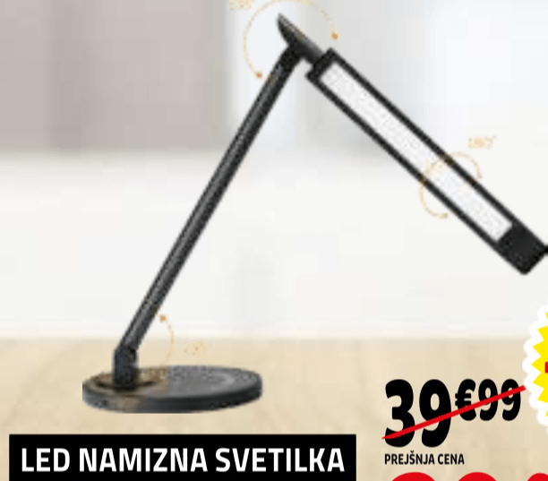 LED Namizna svetilka - Akcija v trgovini E.Leclerc