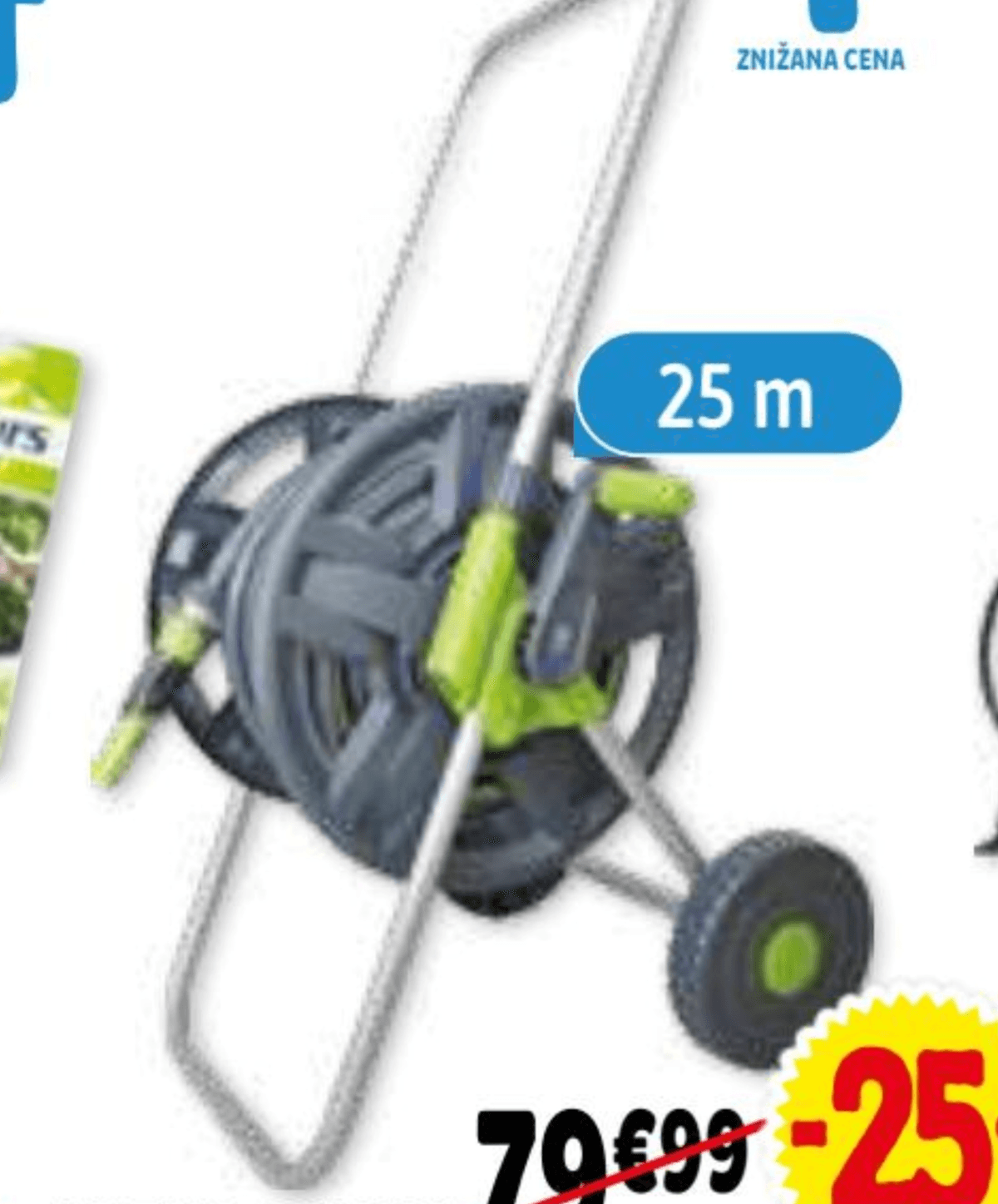 Vrtna cev na vozičku Beaux jours 15 mm x 25 m - Akcija v trgovini E.Leclerc