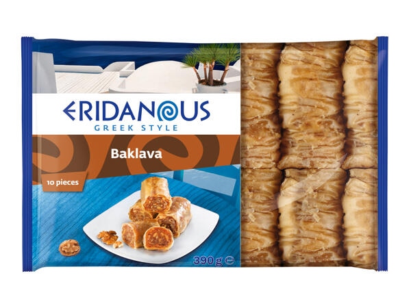 ERIDANOUS Baklava z orehi 390 g - Akcija v trgovini Lidl