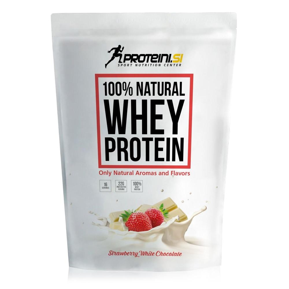 Proteini.si 100% Naravne beljakovine Whey Protein 400 g - Akcija v trgovini E.Leclerc