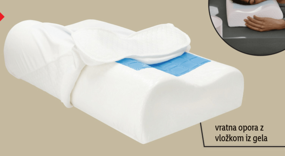 Vzglavnik Livarno - Akcija v trgovini Lidl