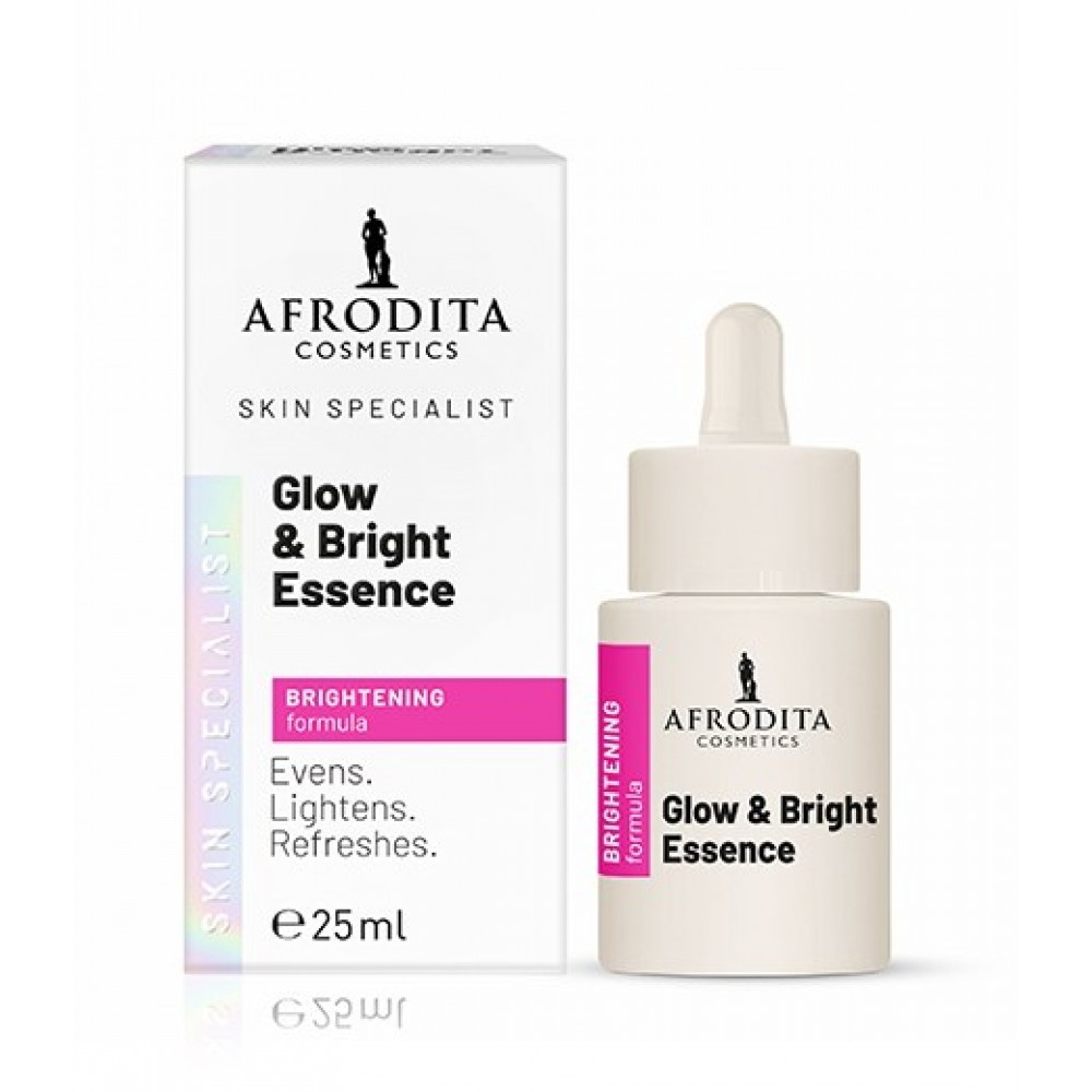 AFRODITA COSMETICS Skin Specialist Glow & Bright posvetlitvena esenca za obraz 25 ml - Akcija v trgovini Dm
