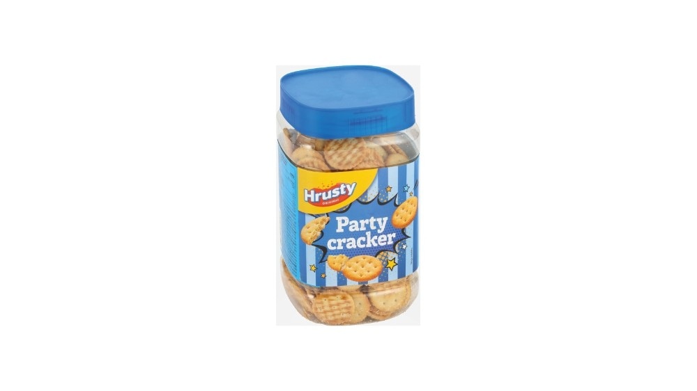 Krekerji Hrusty Party cracker 350 g - Akcija v trgovini Mercator