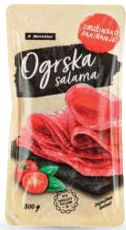Narezek kmečka salama Mercator 130 g Akcija v trgovini Mercator