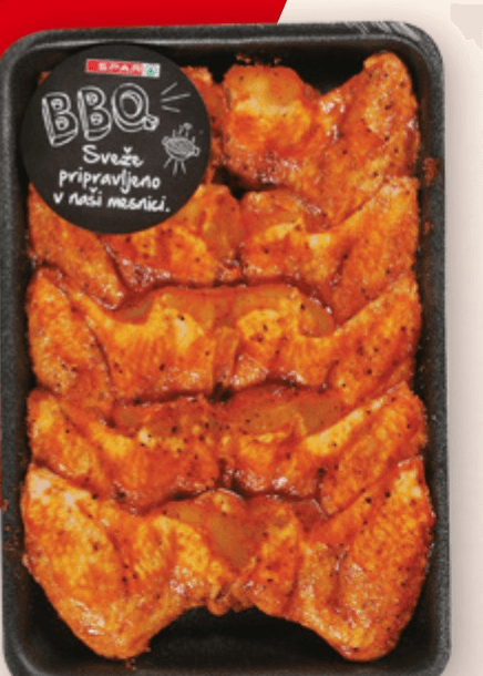 SPAR BBQ Piščančja krila 1 kg - Akcija v trgovini Spar