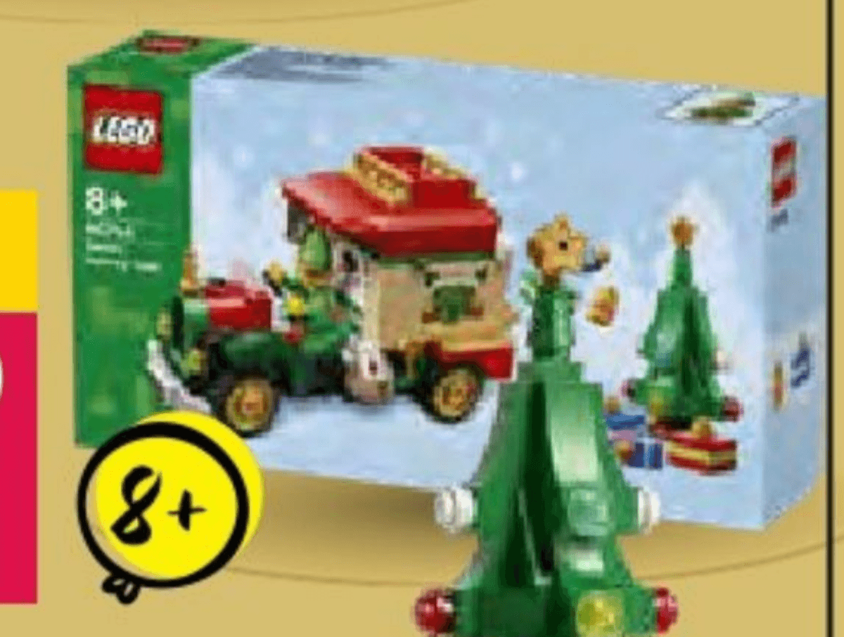 Kocke LEGO Božični vlak - Akcija v trgovini Mercator