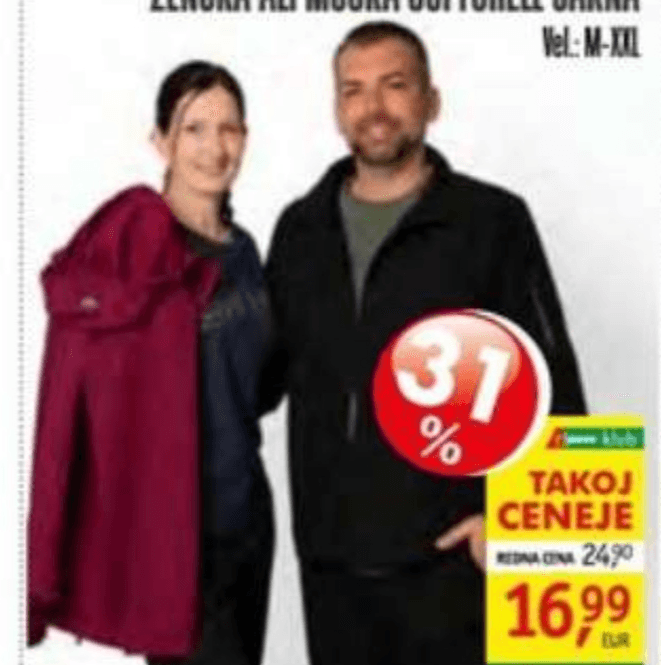 ŽENSKA ALI MOŠKA SOFTSHELL JAKNA - Akcija v trgovini Jager
