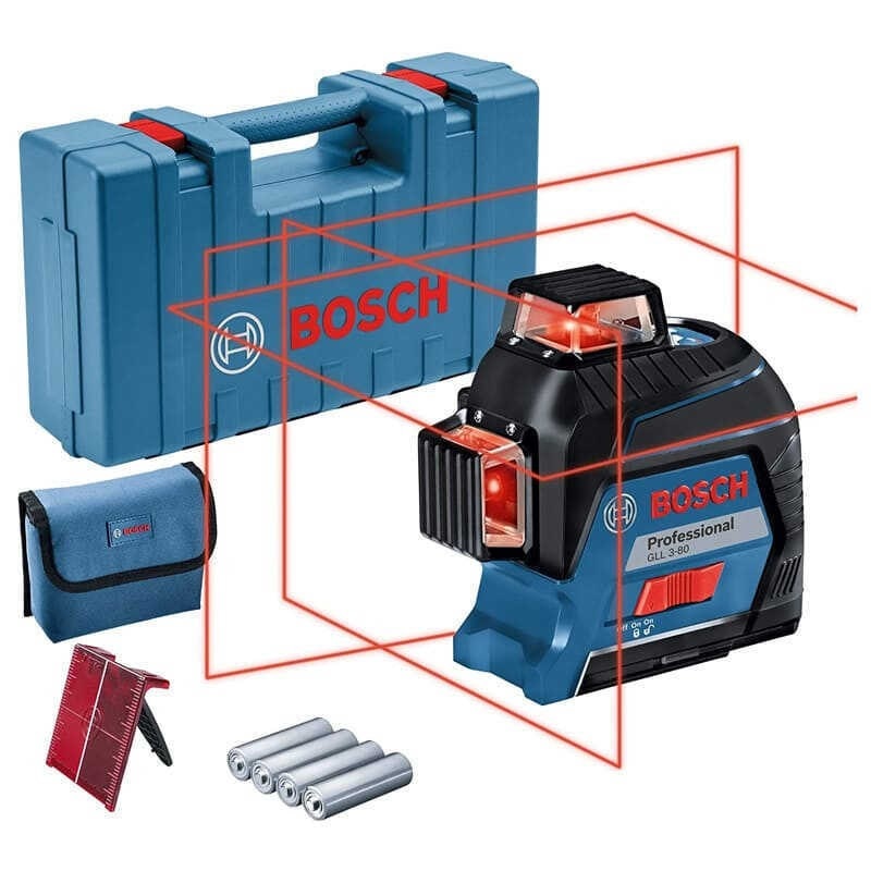 Linijski laser GLL 3 - 80 Professional Bosch Akcija v trgovini Bauhaus