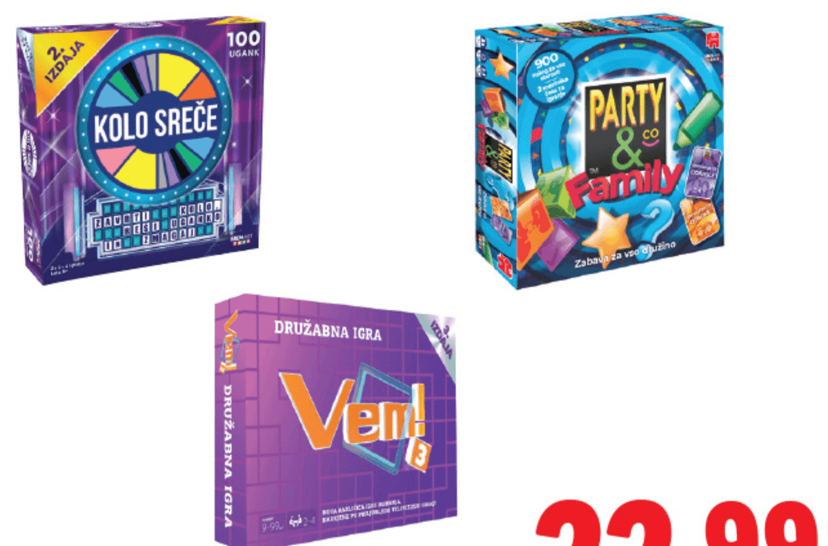 Družabna igra/kolo sreče/VEM! 3 - Akcija v trgovini Lidl