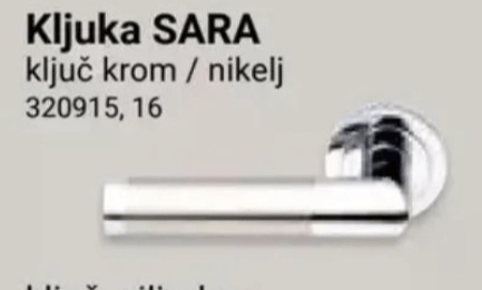 Kljuka SARA - Akcija v trgovini Pevex