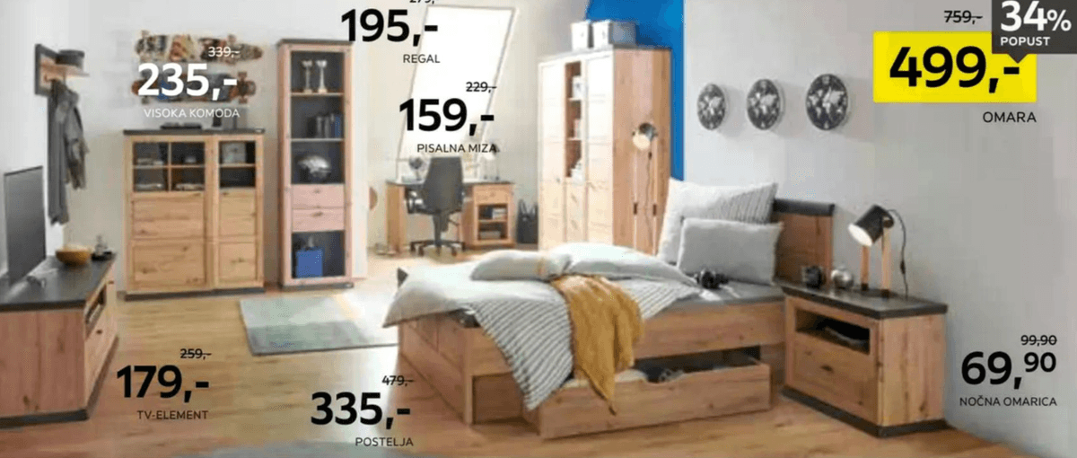 Hom'in Omara 154 X 209 X 60 cm - Akcija v trgovini Lesnina