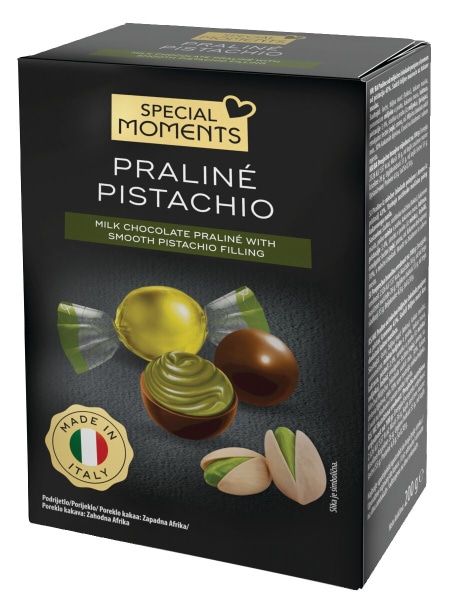 Praline pistachio Special Moments 200 g - Akcija v trgovini Mercator
