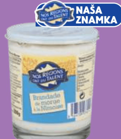 Nos Regions Talent Brandade de morue 200 g - Akcija v trgovini E.Leclerc