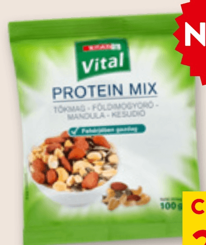 Beljakovinska mešanica oreščkov in semen 100 g Vital - Akcija v trgovini Spar