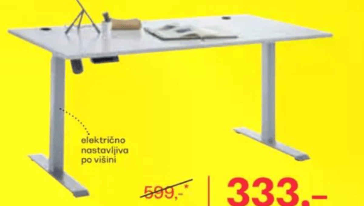 Pisalna miza WOODS&ATHENS - Akcija v trgovini Rutar