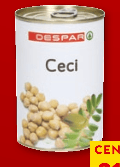 DESPAR Čičerika 400 g - Akcija v trgovini Spar