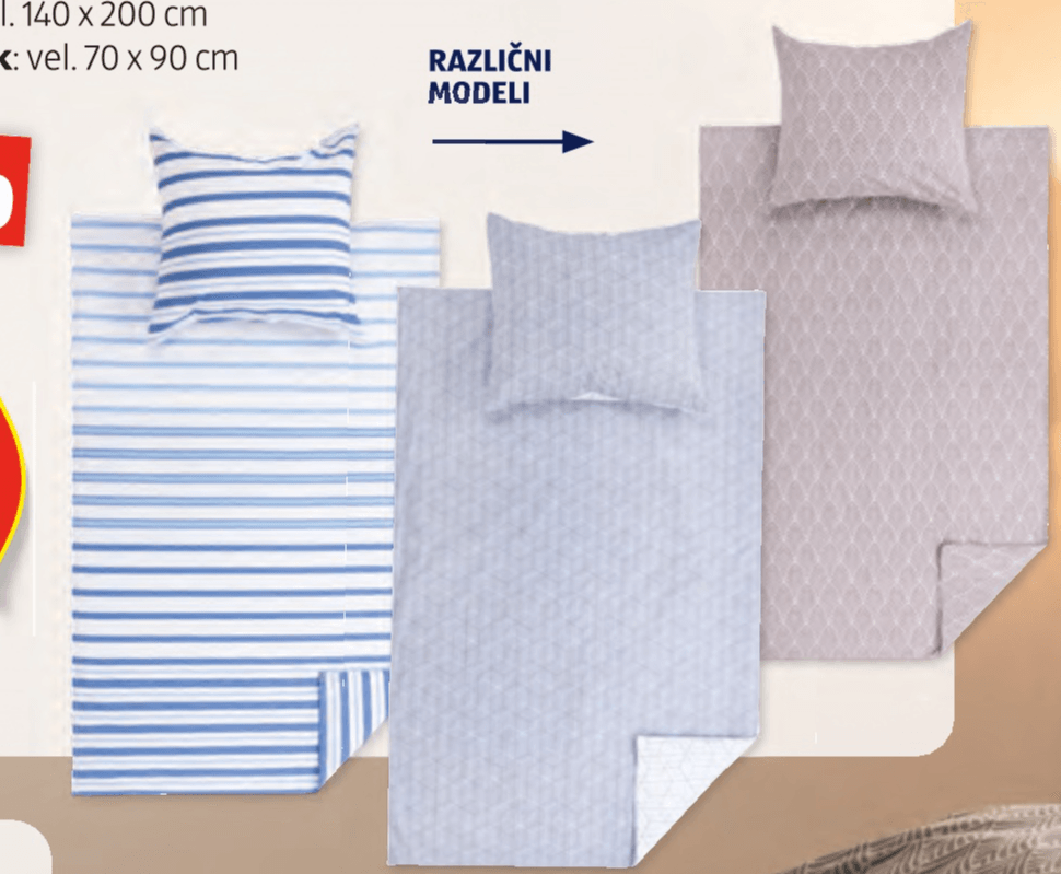 Posteljna garnitura NOVITESSE - Akcija v trgovini Hofer