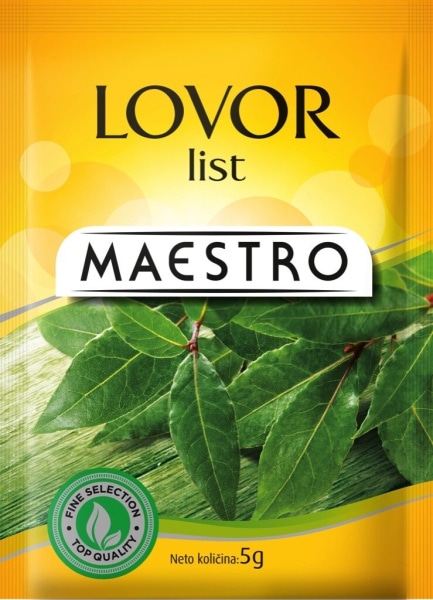Maestro Lovor list, 5 g, 25 g Podravka - Akcija v trgovini Spar