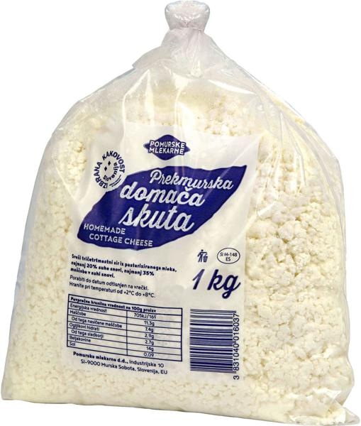 Prekmurske mlekane Domača prekmurska skuta 1 kg - Akcija v trgovini Spar