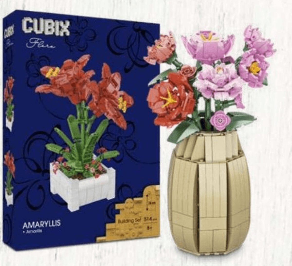 Kocke Cubix, Cvetje v vazi - Akcija v trgovini Eurospin