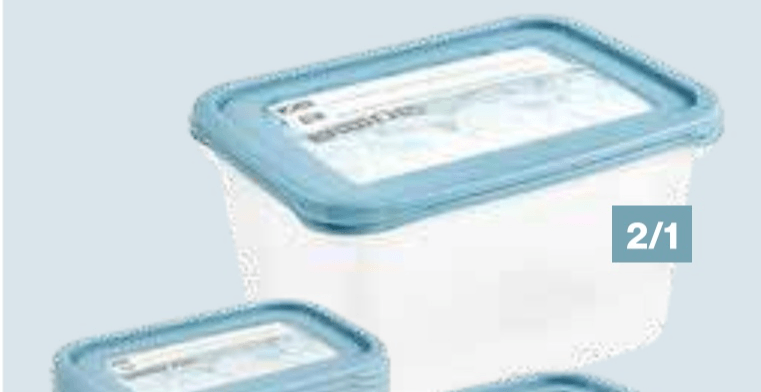 Doze za shranjevanje 0,5l, 5/1 ali 1,25l, 3/1 - Akcija v trgovini Mercator